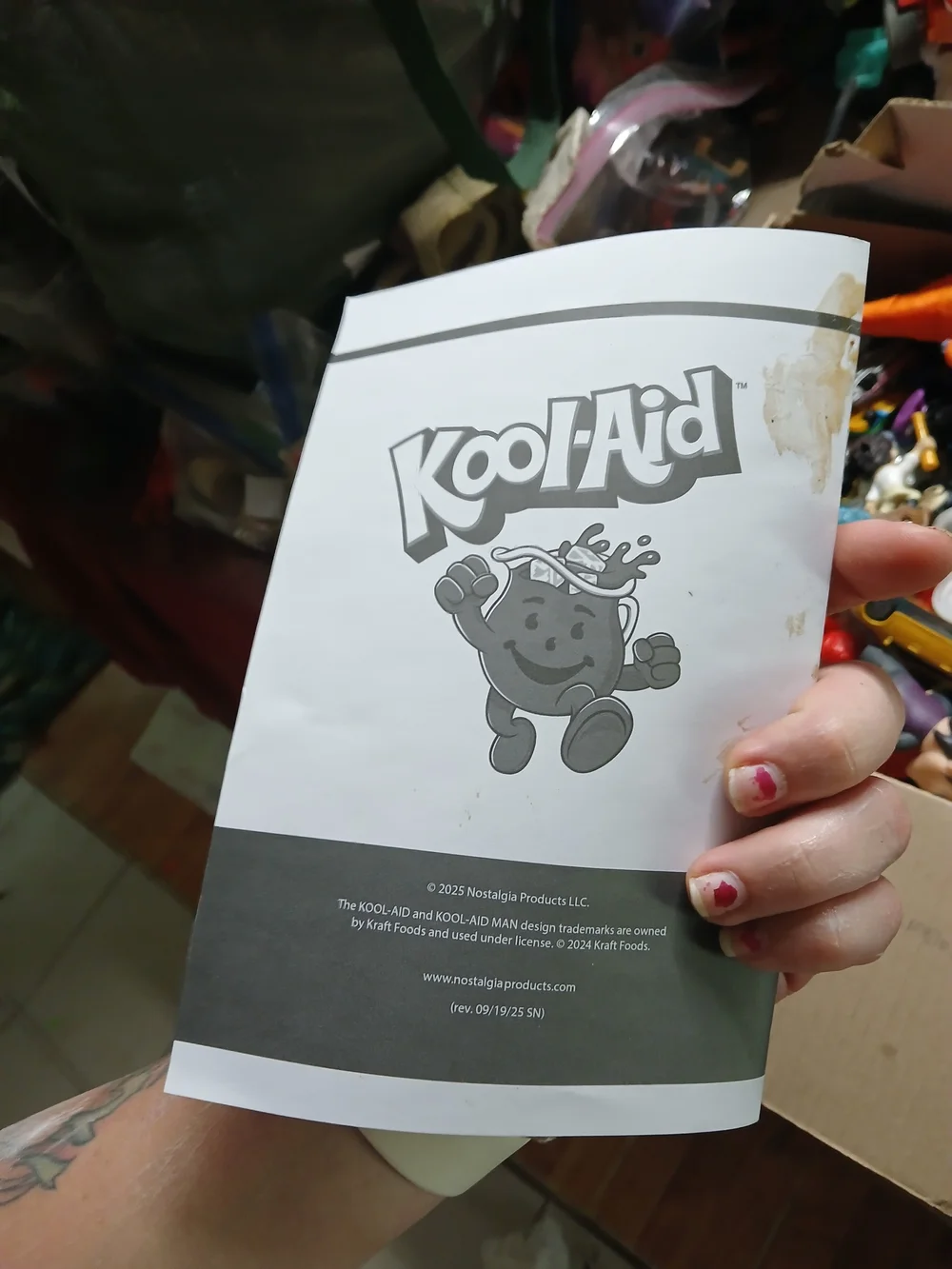 manual for the Kool-Aid Electric Shave Ice and Snow Cone Maker (Model: KAICESHVW